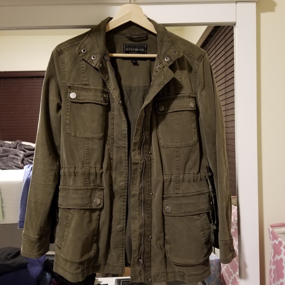 Lucky brand utility jacket xs